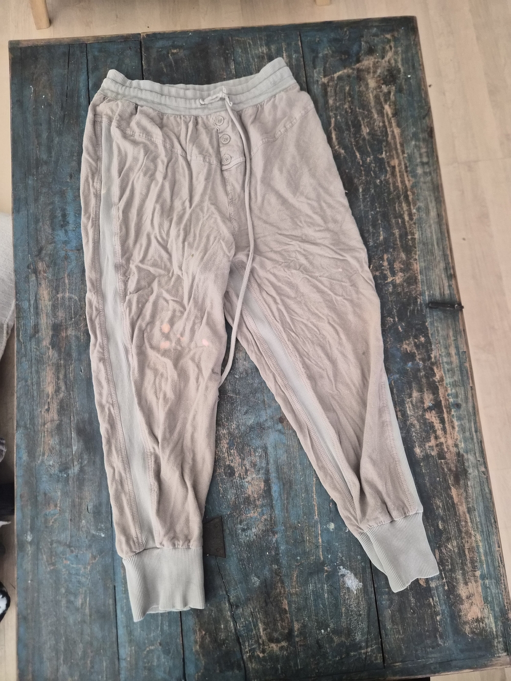 Free People Cozy Light Taupe Jogger Pants